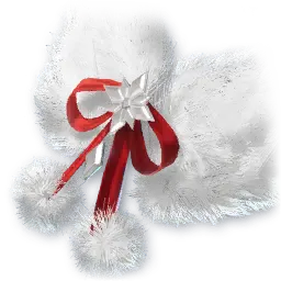 화이트퍼 리본 (외형: 목걸이) (각인)