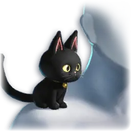 까망 고양이 (외형: 어깨) (각인)