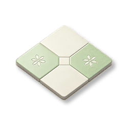 Patterned Cement Tile - Grassland
