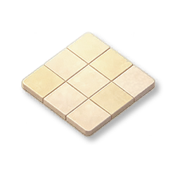 Nine-Square Tile - Off-White