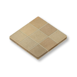 Nine-Grid Floor - Milk Gray