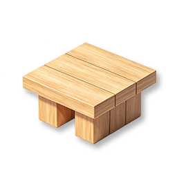 Tall Hardwood Step - Maple