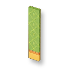 Flower Pattern - Lime Green Tall Wall