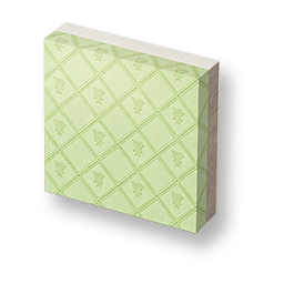 Flower Pattern - Green Rhombus Two-Tone Low Wall