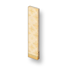 Starburst - Warm Apricot Tall Brick Wall