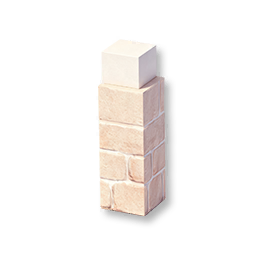 Stone Brick Corner Wall