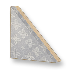 Starburst - Mist Gray Sloped Wall - Right