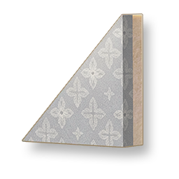 Starburst - Mist Gray Sloped Wall - Left