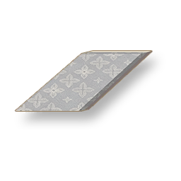Starburst - Mist Gray Sloped Wall - Left