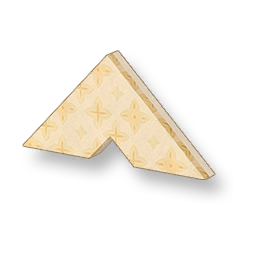 Starburst - Warm Apricot Triangular Wall - Large