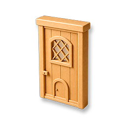 Rectangular Wooden Door