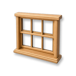 Latticed Sash Window