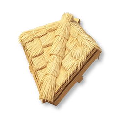 Straw Roof Ridge Corner