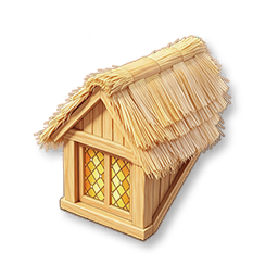 Thatched Stained-Glass Loft