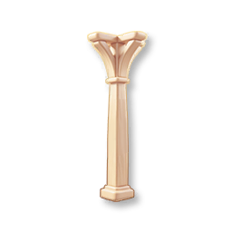 Arched-Bracket Wooden Column