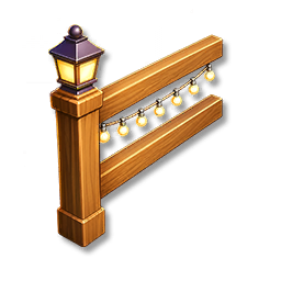 Lantern-Topped Fence