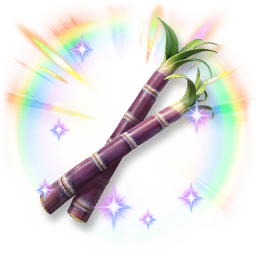 Huge Colorful Shining Sugarcane