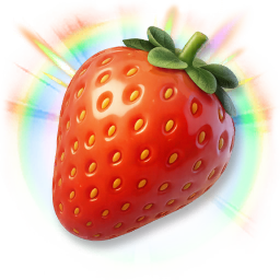 Huge Colorful Strawberry