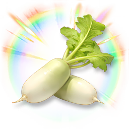Colorful Moondew Radish