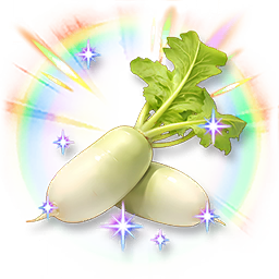 Colorful Shining Moondew Radish