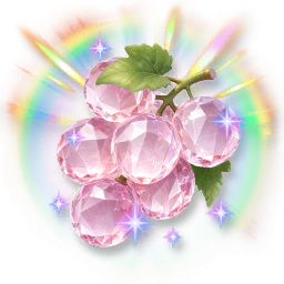 Huge Colorful Shining Crystalline Grape