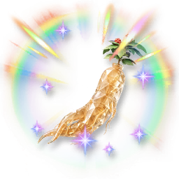Huge Colorful Shining Crystalline Ginseng