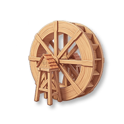 Wooden Waterwheel