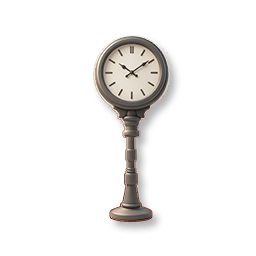 Retro Street Clock
