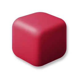Building Block - Deep Rose Pink