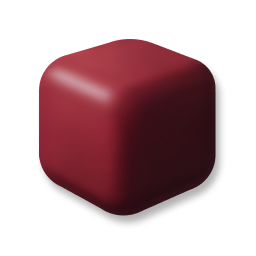 Building Block - Deep Wine Red