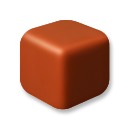 Building Block - Reddish Brown