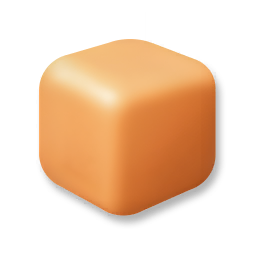 Building Block - Light Orange Brown