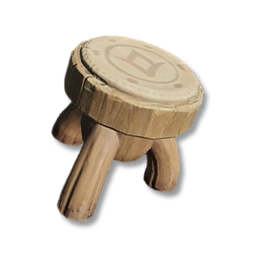 Solid Wood Low Stool
