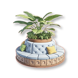 Verdant Round Island Sofa