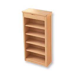 Floor-to-Ceiling Cabinet - Oak