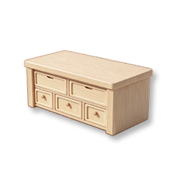 Wooden Storage Cabinet - Maple