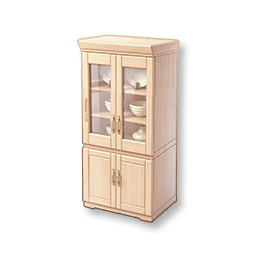 Wooden Dish Cabinet - Spruce