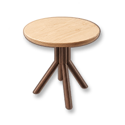 Wooden Round Table - Pine
