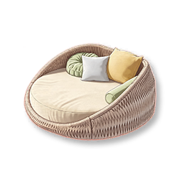 Woven Saucer Sofa