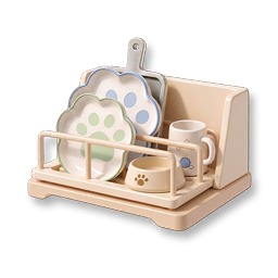 Country Dish Rack - Warm Apricot