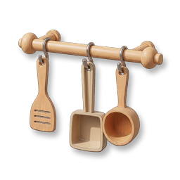 Hanging Utensils - Bamboo Charm