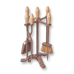 Cozy Winter Fireplace Tools