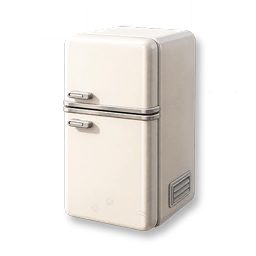 Refrigerator - Warm Apricot White