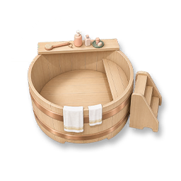 Forest Whispers Wooden Bath