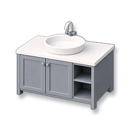 Washbasin - Mist Gray