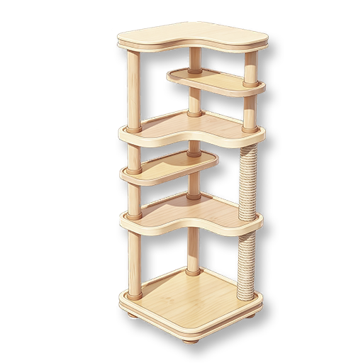 Wooden Storage Rack - Oak