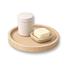 Wooden Tray Soap Set
