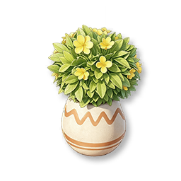 Potted Yellow Petunia