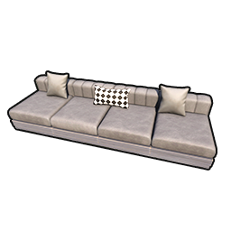 Beige Gray Sofa - Large