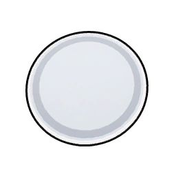 Gray Round Rug